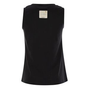 S MAX MARA Sleeveless T-Shirt Women BLACK T-Shirts & Tops